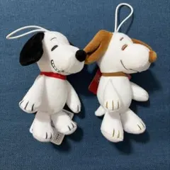 【新品】　スヌーピー マスコット みんなといっしょ ２種セット