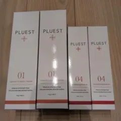【新品未開封】PLUEST 01クレンジングジェル & 04美容液 4本セットのサムネイル
