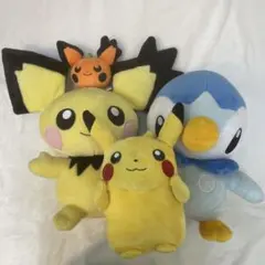 ポケモン ぬいぐるみ 3体セット ピカチュウ チコリータ ヒコザル