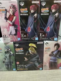 一番くじ NARUTO ナルト 疾風伝 風影奪還編 フィギュア 6点まとめ売りのサムネイル