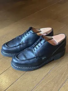 良品 PARABOOT シャンボード レザー シューズ サイズ 7.5 パラブーツ シャンボード ブラック サイズ7.5F - 中古革靴販売