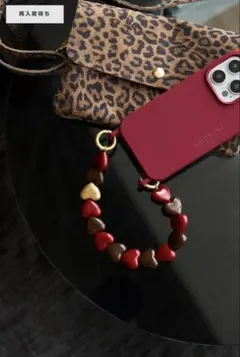 【極美品】LOUVINI ハンドストラップ PETIT CUORE