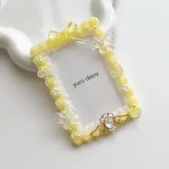 ホイップデコ 硬質ケース トレカケース B8 推し活 黄色 イエロー