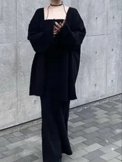 LAULEN knit cardigan tops skirt 3set