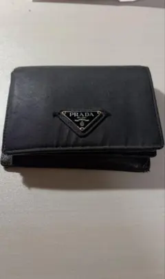 PRADA 二つ折り財布 ブラック