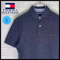 【24時間以内　匿名発送】トミーヒルフィガー　ポロシャツ　グレー　Sサイズ
