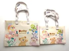 上海ディズニー ダッフィー フレンズ ショッピング バッグ エコ トート S+M