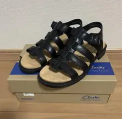 【新品】Clarks レディース トリヴァーニラックスフラットサンダルのサムネイル
