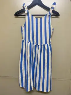 新品　ZARA キッズ　ストライプ　ワンピース　152cm