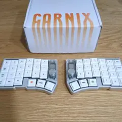 Cornix LP 無線分割キーボード シルバー+無刻印キーキャップ各 - メルカリ