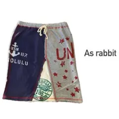 【As rabbit】スウェットスカート　裏毛スカート　膝丈スカートのサムネイル