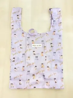 PAUL & JOE エコバッグ 猫柄 パープル