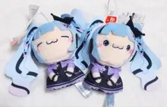 雪ミク クロミ もちぴこマスコット 2種セット 初音ミク