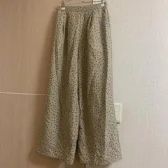 【最終値下げ】GU ドットワイドパンツ