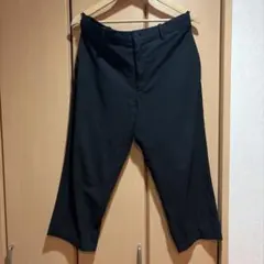 ユニクロ　UNIQLO ネイビー　ブラック スラックス L