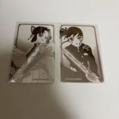 鬼滅の刃 箔カードコレクション 栗花落カナヲ 胡蝶しのぶ