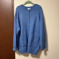 ローリーズファーム　青カーディガン