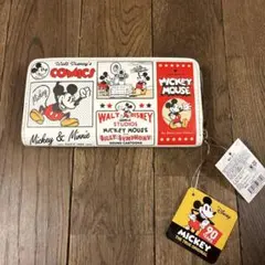 （新品）ミッキー＆ミニー コミックデザインの長財布
