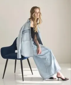 【美品】ICE Bleach Denim Skirt,デニムスカートのサムネイル