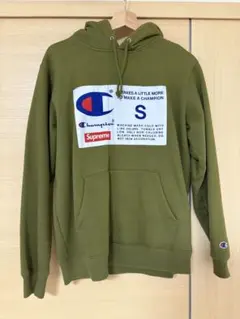 Champion Supreme パーカー Sサイズ オリーブ