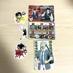 ハイキュー　キャラカード　ピック　すき家　スシロー　コラボ　6点セット
