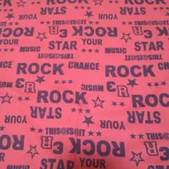 【期間限定お値下げ中】英文字柄 天竺ニット生地 約163cm幅×70cm