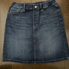 UNIQLO キッズ ストレッチ デニムスカート 150cm