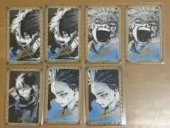 ヒロアカ原画展 箔押しクリアカード 轟セット