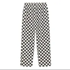GU チェック柄 シェフパンツ Sサイズ 白黒