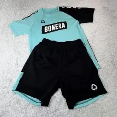 ボネーラ bonera サッカーウェアセット Sサイズ ネイビー フットサル
