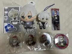 ブルーロック　凪誠志郎　ちびぐるみ　ほわぬい　うちわ型キーホルダー　缶バッジ