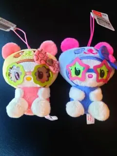 日*4様 サンリオ パンダハローキティレトロサングラスマスコット 2体set新品
