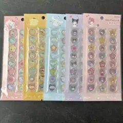 【正規品】サンリオ　おはじきシール　5枚セット