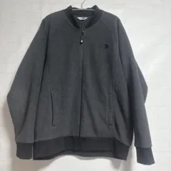 美品 ノースフェイス ホワイトレーベル フリース 灰 グレー 2XL S-153