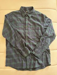 UNIQLO ユニクロ ネルシャツ グリーンチェック L