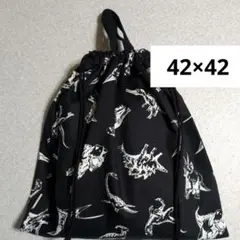 12-123大きめ巾着袋　体操服袋　着替え袋ハンドメイド