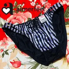 ☆aimerfeel☆水玉ドット柄サテンショーツ☆パンツ下着レース付