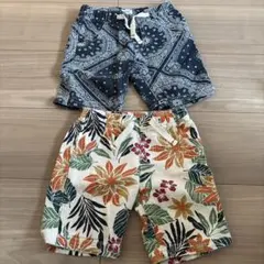 90 男の子　子供服　ハーフパンツ　柄パンツ　夏服　まとめ売り