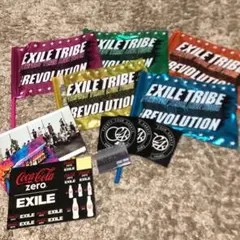 EXILETRIBE フラッグ全色5本セット　ステッカー