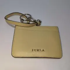 【美品】FURLA フルラ カードケース 名刺入れ レザー