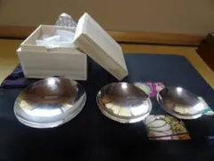 純銀 銀杯 三っ重 桐箱 約211g - メルカリ