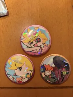 パンティ&ストッキング　ハピクロ ホロホロ 缶バッジ 3種 セット