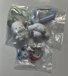 サンリオ カラビナ シナモロール ポチャッコ なかよし ドロップ キティ&ミミィ