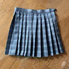 グリーン系チェック柄 スクールスカート