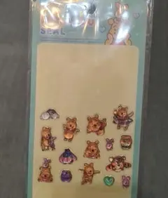 ぷくぷくシール ディズニー くまのプーさん おすそ分け