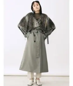 MURUA エコファーケープコート