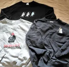 GORELAX 　長袖スウェット3枚　しまむらコラボ　ごリラックス【サウナ】