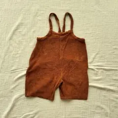 organic zoo terracotta dungarees 2-3Y