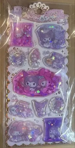 ウォーターインシール　マイメロディ　クロミ