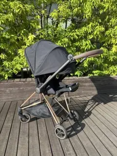 美品！3回のみ使用】cybex ミオス mios ベージュ ゴールドフレーム 